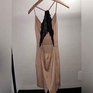 Charlotte Russe Spaghetti Strap Lace back Dress